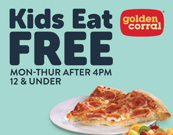 Golden Corral's Kids Eat Free Promotions