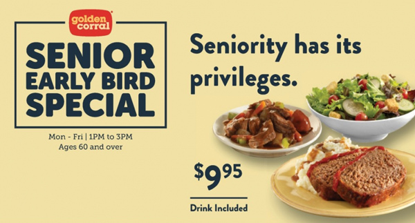 Golden Corral Senior Early Bird Special